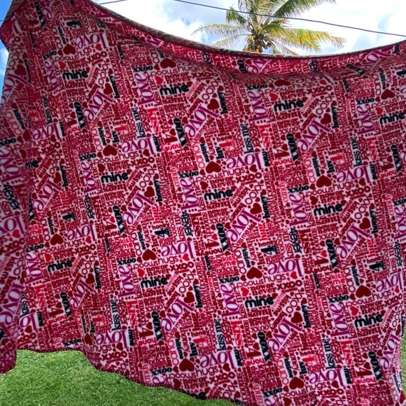 Other - Love Motif blanket/throw